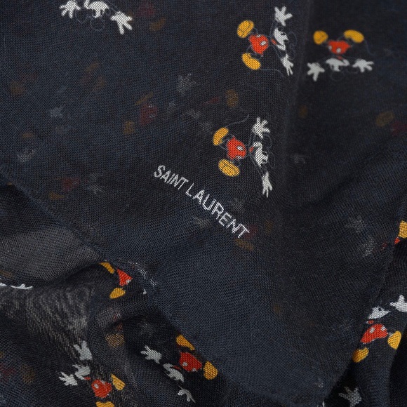 ❤️SOLD❤️ SAINT LAURENT Mickey Mouse Embroidered - Picture 5 of 5